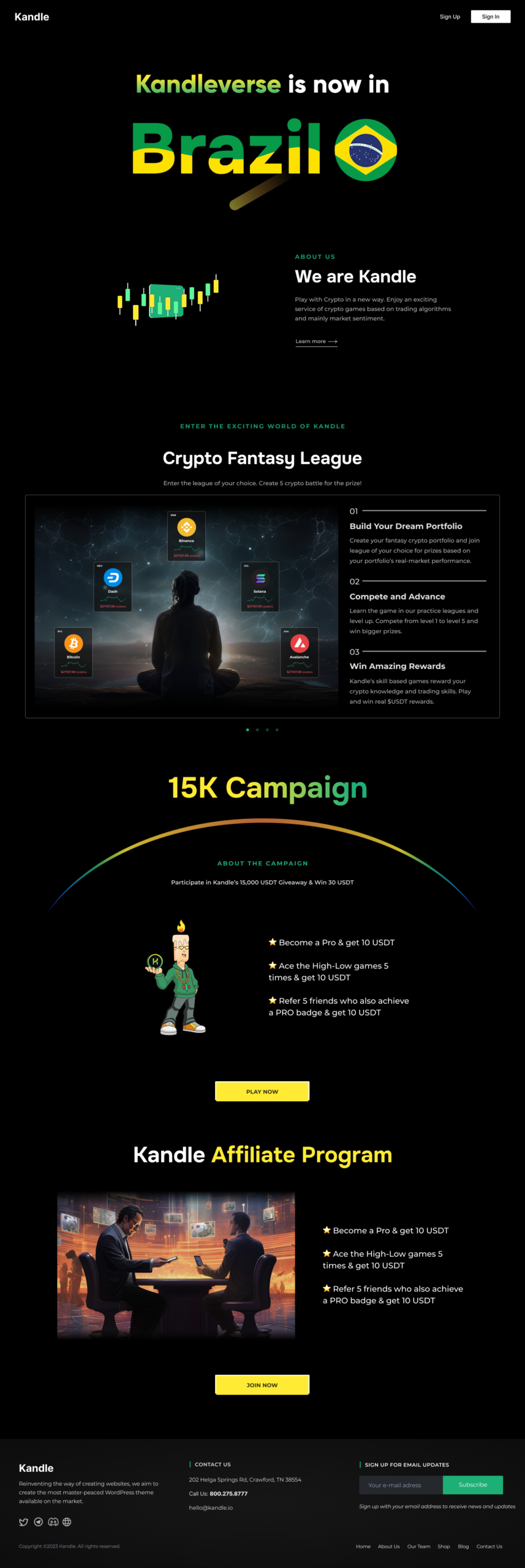 Landing Page Design